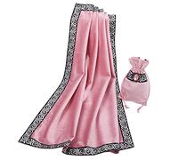 BLESSUME Tarot Table Cloth Divination Wicca Velvet Altar Cloth with Tarot Pouch