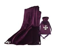 BLESSUME Tarot Tablecloth with Tarot Bag ... (Purple)(Size: One Size)