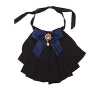 BLESSUME Victorian Chiffon Frill Neck One Piece
