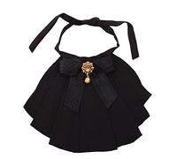 BLESSUME Victorian Chiffon Frill Neck One Piece