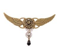 BLESSUME Vintage Retro Alloy Brooch Steampunk Victorian Brooch (H)
