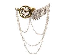 BLESSUME Vintage Steampunk Victorian Brooch (V)