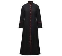 BLESSUME Women Choir Roman Cassock Robe Women's Clergy Pulpit Liturgical Vestment Robe