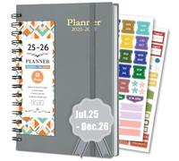 BLESWIN Weekly Planner 2025-2026, 18 Months Monthly Planner, A5 Diary Week to View Business Organiser Planner, Diary A5 Week to View Spiral Bound, JUL 2025 - DEC. 2026, Easy-to-Use Design