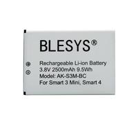 BLESYS Battery for Emporia SMART 4, SMART 3 Mini, AK-S3m (V1.0), AK-S3M-BC | Battery for Emporia Supereasy SE & Supereasy, 3.8V 2500mAh/9.50Wh