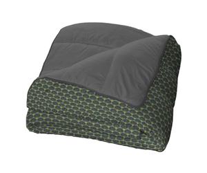 Bleu Calin Kylie Printed Warm Duvet for Double Bed, Polyester, Green/Grey, 220 x 240 cm
