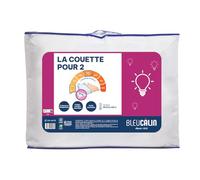 Bleu Calin Warm Modular Double Duvet, Special Couples Duvet, 4 Half Duvets, Microfibre, White, 240 x 260 cm