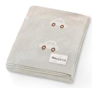 Bleu La La Baby Receiving Blanket for Boys 100% Cotton Buttery Soft Cozy Receiving Swaddle Crib Stroller Blanket for Shower Gift Registry for Newborns, Infants, Toddlers (Cars - Oat)