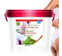 bleu & marine Bretania - Detoxifying Self-Heating Seaweed Body Wrap | For Inch-Loss and Weight Control | Easy to Use | Salon-Quality Home Treatment | Ideal for Thalassotherapy, 2 kg Pack