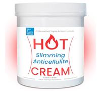 bleu & marine Bretania HOT CREAM Professional Triple Action Formula: Slimming, Fat Burner, Anti Cellulite, Detox, Firming Hot Cream with Algae, Caffeine, Plants Extracts - 500 ml