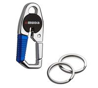 Bleu-Moo Imported Locking Omuda Design Ring Key Chain Bikes, Cars, Scooty Keyring, Silver, Large