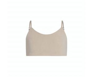 Bleum Neutral Seamless Bra for Teens & Tweens | Soft Bamboo-Cotton Blend | Reversible Colors, Honey-sky, 12