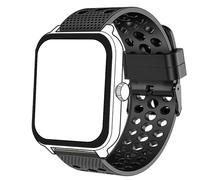 Bleushaweu 20 mm 22 mm Strap Compatible with Blackview Smartwatch, Breathable Silicone Replacement Watch Strap Compatible with IOWODO/Blackview R50, R30 Pro, W60, W40, R60, 20mm, Silicone, No Gemstone