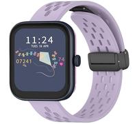 Bleushaweu for RADLEY Series Bands, 18mm, 20mm, 22mm Breathable Soft Silicone Magnetic Butterfly Clousure Sport Replacemet Strap Compatible with RADLEY Series 32/20/19/46/10 Smart Watch (Purple, 20mm)