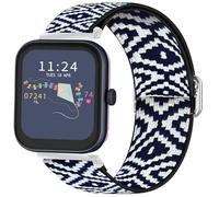 Bleushaweu for RADLEY Series Smartwatch 18mm 20mm 22mm Quick Release Stretch Elastics Nylon Adjustable Replacement Strap Accessories Compatible for RADLEY Series 32/20/28/19/46/10 (Rhomboid, 20mm)