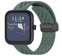 Bleushaweufor RAD LEY Series Band,18mm,20mm,22mm Breathable Soft Silicone Magnetic Butterfly Clousure Sport Replacemet Strap Compatible with RAD-LEY Series 32/20/19/46/10 Watch (Army Green, 20mm)