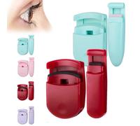 Blevora Eyelash Curler, Belora Lash Curler, Portable Travel Gentle Lash Tool for Lifted Lashes, for All Eye Shapes, Pinch-Free Design No Damage to Lashes (Red+Green)
