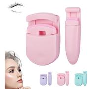Blevora Eyelash Curler, Blevora Nutrient Lash Curle, Portable Major Travel Eyelash Curler, Pinch Free Design, Essential Makeup Tools, Suitable for All Eye Shapes (Pink)