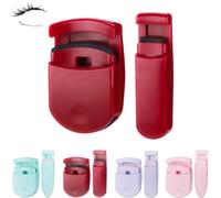 Blevora Eyelash Curler, Blevora Nutrient Lash Curler, Portable Travel, Professional Travel Makeup Tools, for All Eye Shapes (Red)