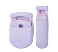 Blevora Eyelash Curler, Blevora Nutrient Lash Curler, Professional Travel Makeup Tools for All Eye Shapes, Portable Travel Eyelash Curler, Pinch-Free Design (Purple)