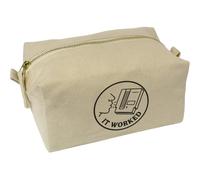 'Blew Into Cartridge and It Worked' Canvas Wash Bag/Makeup Case (CS00044559)