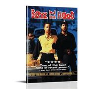 BLEWPBEML Boyz N The HoodCanvas Oil Painting Poster Living Room And Bedroom Decoration PaintingFrame-style12x18inch(30x45cm)