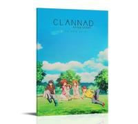 BLEWPBEML Clannad after Story Anime PosterCanvas Oil Painting Poster Living Room And Bedroom Decoration PaintingFrame-style08x12inch(20x30cm)