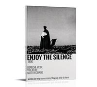 BLEWPBEML Enjoy The SilenceCanvas Oil Painting Poster Living Room And Bedroom Decoration PaintingFrame-style16x24inch(40x60cm)