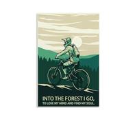 BLEWPBEML Into The Forest PosterCanvas Oil Painting Poster Living Room And Bedroom Decoration PaintingUnframe-style12x18inch(30x45cm)
