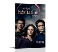 BLEWPBEML Twilight Poster Dramas Canvas Oil Painting Poster Living Room And Bedroom Decoration Painting 12x18inch(30x45cm) Frame-style