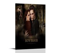 BLEWPBEML Twilight Poster Dramas Canvas Oil Painting Poster Living Room And Bedroom Decoration Painting 20x30inch(50x75cm) Frame-style