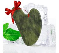 BLHLA Gua Sha Facial Tools for Skin Care Massage Tools for Self Care Jade Body GuaSha Stone Spa Kit Face Sculpting Tool for Beauty Puffiness Reduction Muscle Tension Relief Jawline Sculptor (Green2)