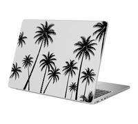 BlHMCASE Compatible with MacBook Air 13.6 inch Case M4 M3 M2 2025-2022 A3240 A3113 A2681 Release, Black Palm Tree Protective Hard Shell Matte Cover for MacBook Air 13.6 inch
