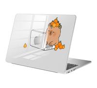 BlHMCASE Compatible with MacBook Air 13.6 inch Case M4 M3 M2 2025-2022 A3240 A3113 A2681 Release, Cute Kawaii Capybara Protective Hard Shell Clear Cover for MacBook Air 13.6