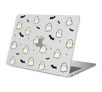 BlHMCASE Compatible with MacBook Air 13 inch Case M1 A2337 A2179 A1932 2022 2021 2020 2019 2018 Release, Cute Halloween Ghost Bat Protective Hard Shell Matte Cover for MacBook Air 13.3 inch