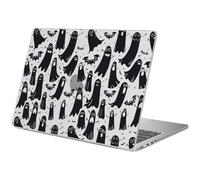 BlHMCASE Compatible with MacBook Air 13 inch Case M1 A2337 A2179 A1932 2022 2021 2020 2019 2018 Release, Cute Halloween Ghost Bat Protective Hard Shell Matte Cover for MacBook Air 13.3 inch