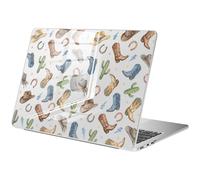 BlHMCASE Compatible with MacBook Air 13 inch Case M1 A2337 A2179 A1932 2022 2021 2020 2019 Release, Western Cowboy Boots Protective Hard Shell Clear Cover for MacBook Air 13.3 inch