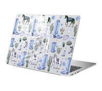 BlHMCASE Compatible with MacBook Air 15 inch Case 2025 2024 2023 Release M3 A3114 M2 A2941, Cute Western Cowboy Protective Hard Shell Clear Cover for Mac Air 15