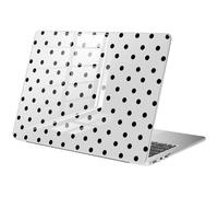 BlHMCASE Compatible with MacBook Pro 13 inch Case M2 2025, 2024-2016 A2338 M1 A2251 A2289 A2159 A1989 A1708 A1706, Cute Black Polka Dot Protective Hard Shell Clear Cover for Mac Pro 13