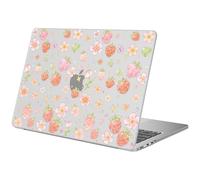 BlHMCASE Compatible with MacBook Pro 13 inch Case M2 2025, 2024-2016 A2338 M1 A2251 A2289 A2159 A1989 A1708 A1706, Cute Strawberry Flower Protective Hard Shell Matte Cover for Mac Pro 13