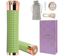 BLIBEE Facial Hair Removal for Women, Rechargeable Hair Removal Device, Painless Face Electric Razor/Shaver for Lip, Arms, Face, Peach Fuzz (Yellow Green)