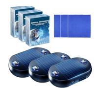 BliBlum Car Heater, Electromagnetic Car Deicer, Electromagnetic Antifreeze Snow Removal Device for Winter, Usb Rechargeable Portable Car Antifreeze Device for Both Indoor and Outdoor Use (3PC)