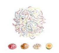 Bliceon 200 Pack Colorful Stretch Food Covers, Elastic Plastic Bowl Lids for Food Storage, Kitchen Supplies for Fruits, Vegetables, Meat & More, Versatile Universal Bowl Covers