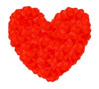 Bliceon 2000pcs Red Rose Petals for Bedroom Decor, Wedding, Anniversary, Birthday Celebrations - Realistic Artificial Flowers for Romantic Confessions, Waterproof and No Fade