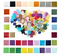 Bliceon 5400 Pcs 1 Inch Tissue Paper Squares 36 Assorted Colors for Crafts, Scrapbooking, Art Projects, Scrunch Art & Party Decorations - Vibrant Multicolor Bulk Tissue Paper for DIY Fun
