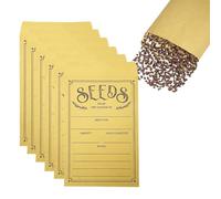 Bliceon 60PCS Seed Envelopes, Small Brown Paper Seed Packets with Name Label Template for Easy Seed Storage, Collecting & Saving for Gardening and Organizing Seeds