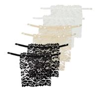 Bliceon 6Pcs Lace Insert Modesty Panels for Low Cut Tops and Dresses - Clip-On Camisole Bra Inserts - Women's Privacy Vests for Modesty and Coverage - Essential Fashion Accessories