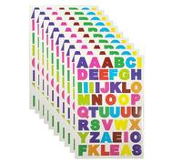 Bliceon Multicolor Alphabet Stickers - 2880 Pcs, Paper Material, Letter Print, Indoor Use, Stickers for DIY Crafts, Birthday Cards, Scrapbooking & Art Projects