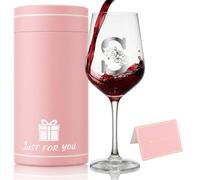 Bliceon Personalised Wine Glass for Women, Personalised Gifts for Women, 16oz Initial Gin Glass Set, Birthday Gifts for Mum Sister Wife, Wedding, Drinking Glasses Wine Gift (S)