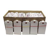 Blick 217015 Luggage Strung Tag - White